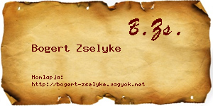 Bogert Zselyke névjegykártya